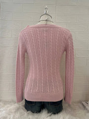 Hollister Pink V-neck Knit Jumper 2