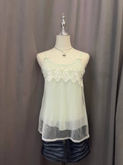 Light Green Lacey Cami 1