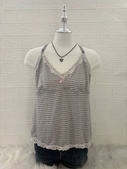 Light Grey Lace Back Cami 1