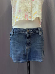 Medium Wash Denim Skirt 1