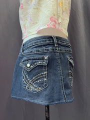 Medium Wash Denim Skirt 3
