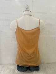 Orange Lace Hem Cami 2