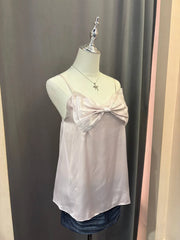 Pastel Purple Satin Ribbon Cami 2
