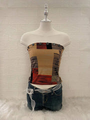 Patchwork Tube Top 1