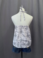 Pink Floral Halter 2