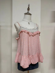 Pink flowy Camis 2