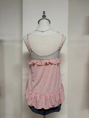 Pink flowy Camis 3