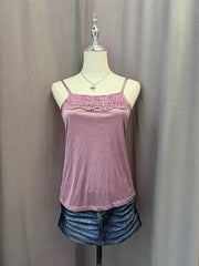 Pink Satin Cami 1