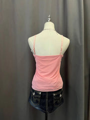 Pink Sequinned Cami 3