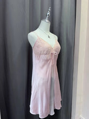 pink silk dress 2