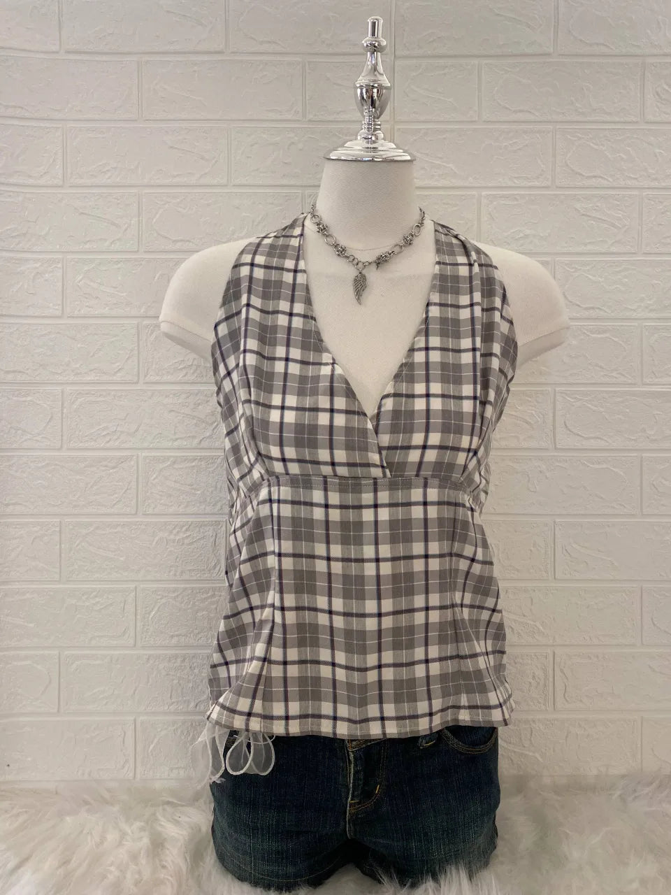 Plaid Halter 1