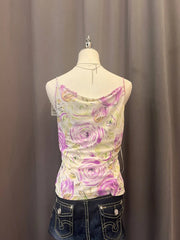 Purple and Green Printed Cami 3