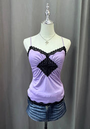 Purple Lace Cami 1