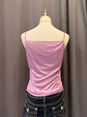Purple Lace Hem Cami 3