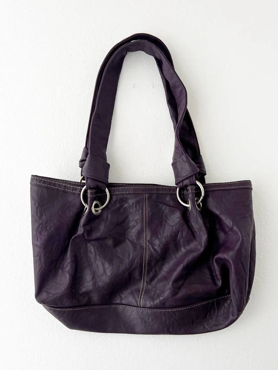 Purple Slouchy Tote 1