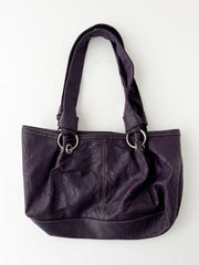 Purple Slouchy Tote 1