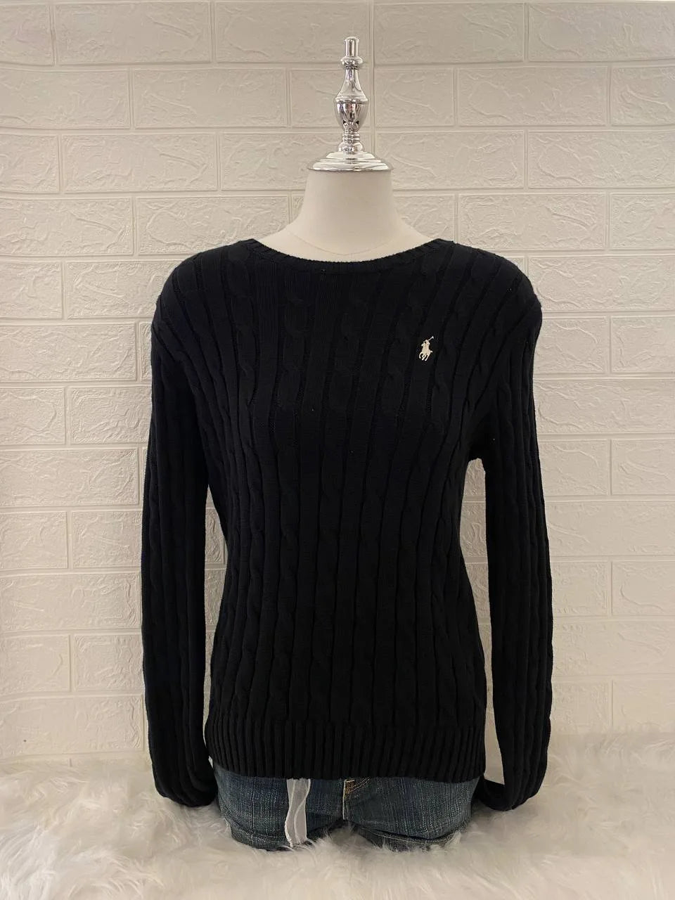 Ralph Lauren Black Knit Jumper 1