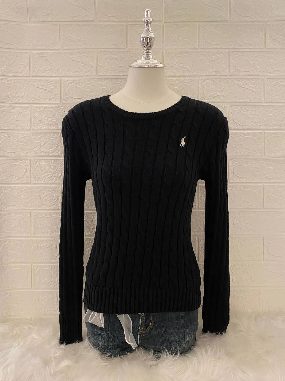 Ralph Lauren Black Knit Jumper 1