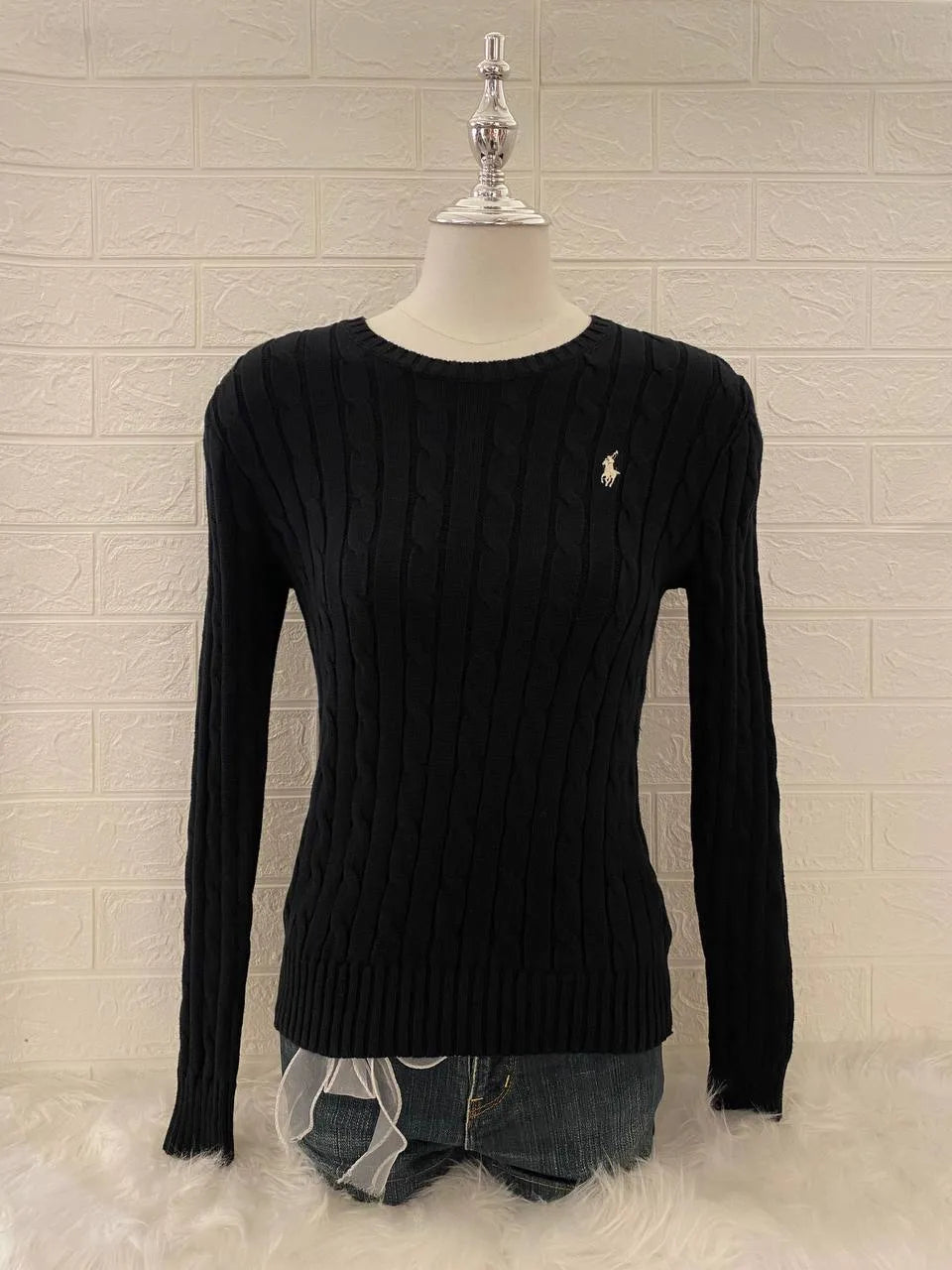 Ralph Lauren Black Knit Jumper 1