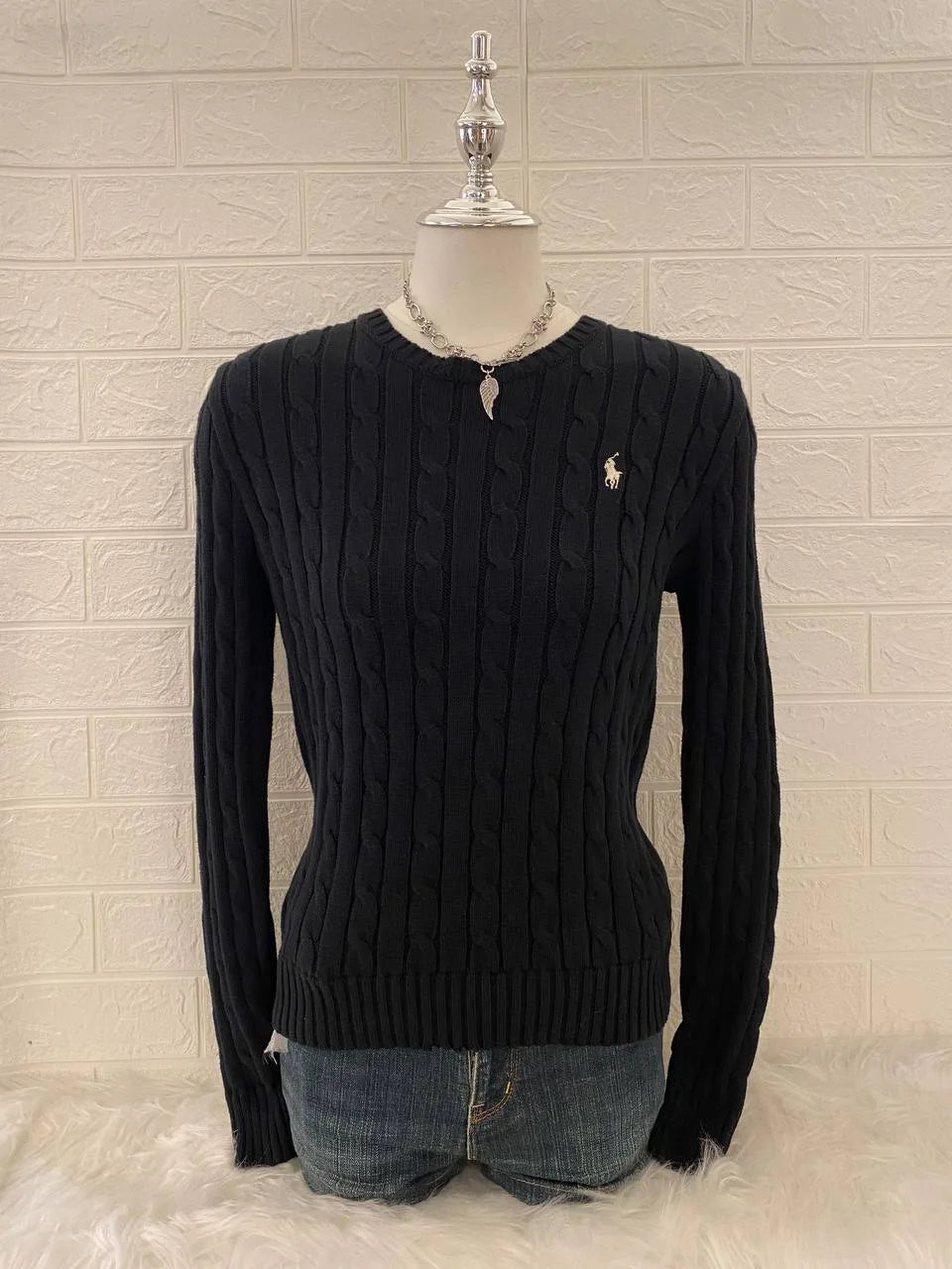 Ralph Lauren Black Knit Jumper 1