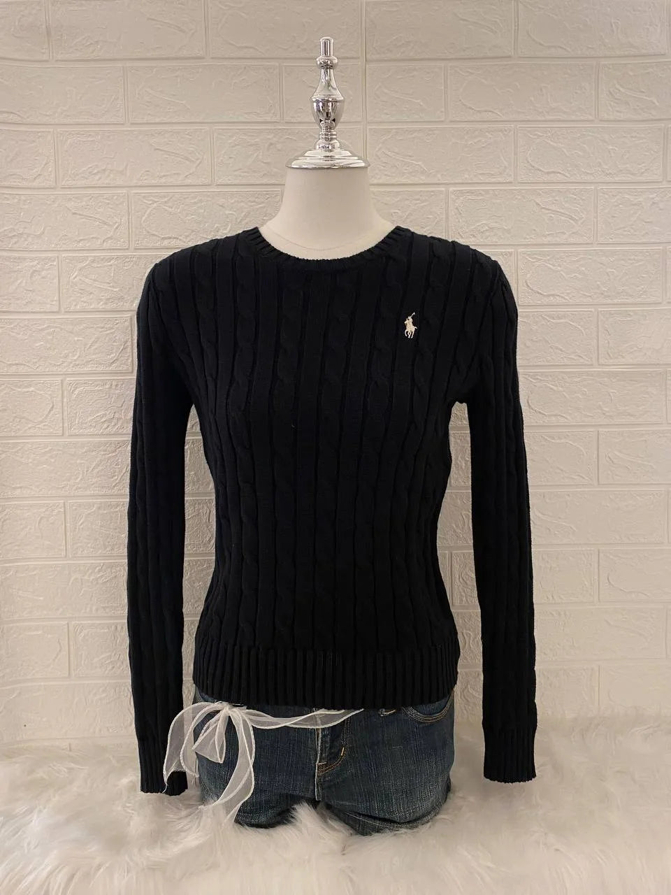 Ralph Lauren Black Knit Jumper 1