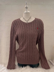 Ralph Lauren Brown Knit Jumper 1