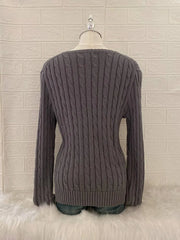 Ralph Lauren Grey Knit Jumper 2