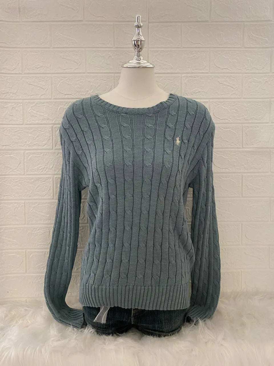 Ralph Lauren Mint Knit Jumper 1