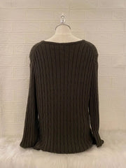 Ralph Lauren Moss Green Knit Jumper 2
