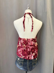 Red Sequined Halter 3