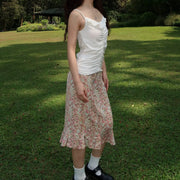 Spring Floral Midi Skirt 3
