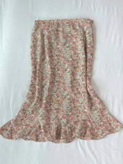 Spring Floral Midi Skirt 4
