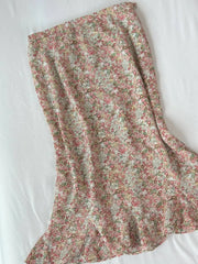Spring Floral Midi Skirt 5