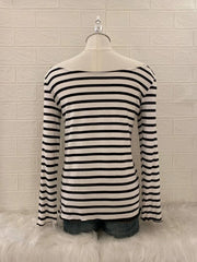 Stripe Off Shoulder Top 2