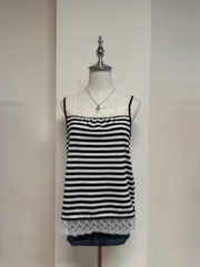 Striped Lace Cami 1