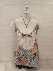 Tropical Print Bow Front Cami 1