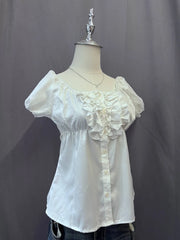 White Babydoll Blouse 3