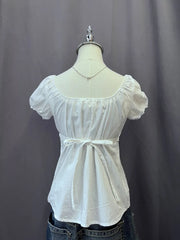 White Babydoll Blouse 3