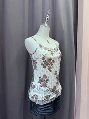 White Floral Cami 2