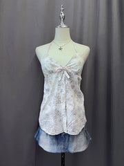 White Floral Halter 1