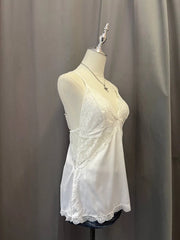 White Lace Satin Cami 2