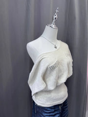 White with Pockets Off Shoulder 2