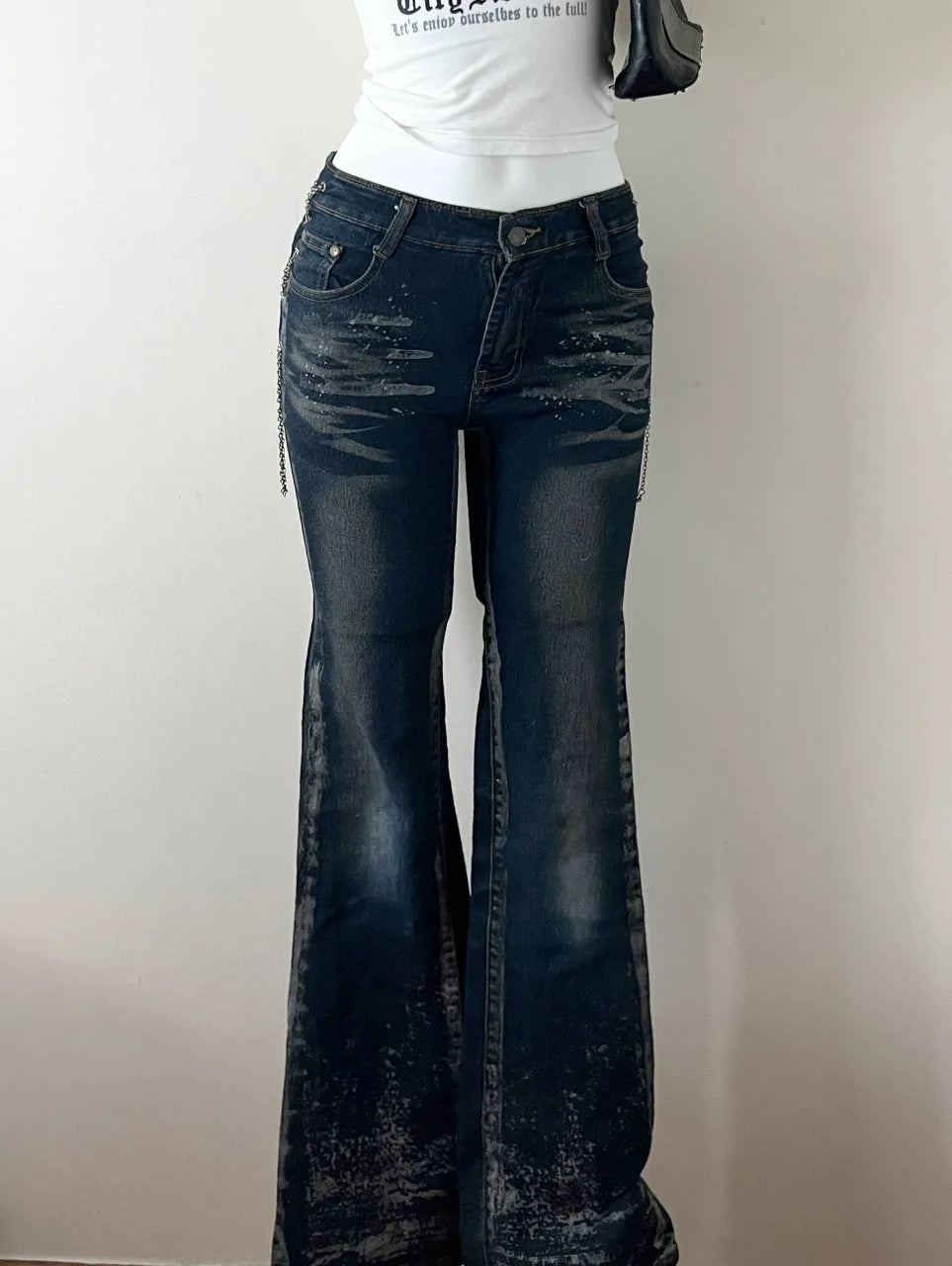 Y2K Low Waist Denim Jeans 1