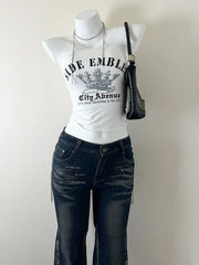 Y2K Low Waist Denim Jeans 2