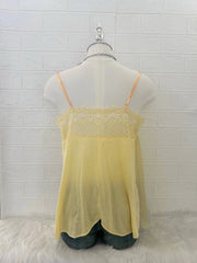 Yellow with Lace Neckline Cami 2